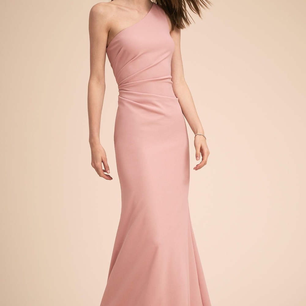 BHLDN Katie May Gwyneth One Shoulder Gown SZ 10